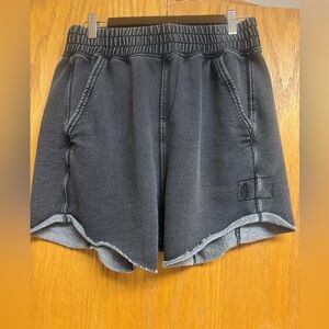 FP Movement by Free People Washed Black All Star Solid Shorts